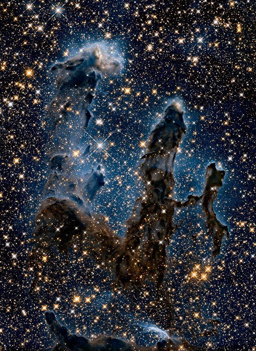 Hubble Pillars of Creation 3 Wandbild