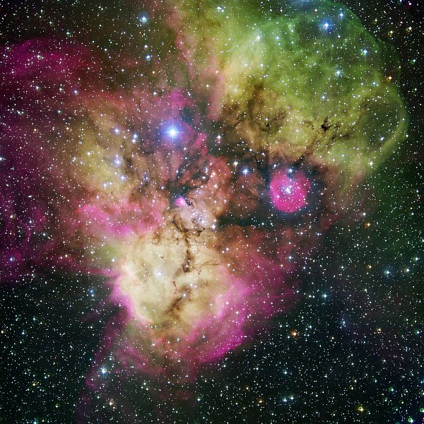 NGC 2467 Galaxie Wandbild