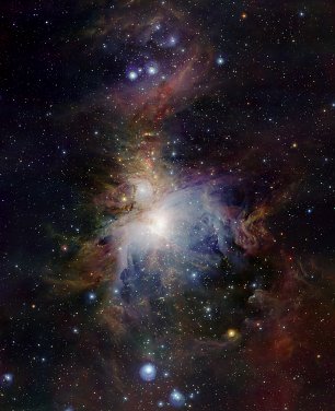 Orion Nebel Infrarot Wandbild