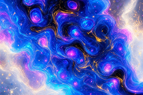 Blasen Wandbild