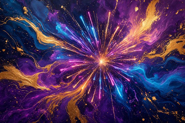 Explosion Wandbild