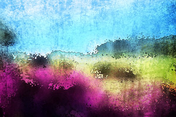 Abstrakt 0372 Wandbild