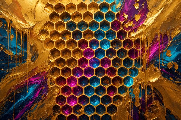 Honey Wandbild