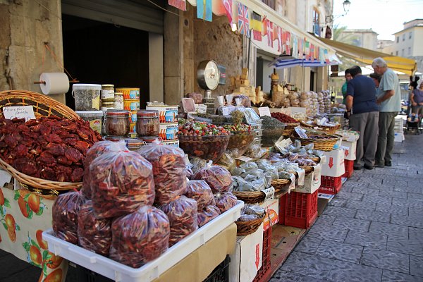 Italienische Feinkost Wandbild