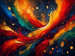 Schwingen Wandbild