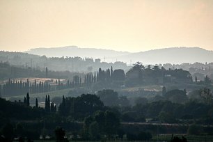 Toscana Landschaft Wandbild