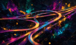 Highways Wandbild
