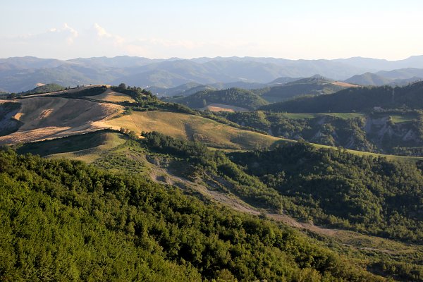 Toskana Berge Wandbild