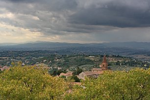 Italien Landschaft Umbrien Wandbild